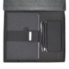 Promotional Gift Set – Metal Pen, A5 Notebook & Wireless Charging Power Bank