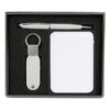Promotional Gift Set – Metal Stylus Pen, Leather USB & Mini Power Bank