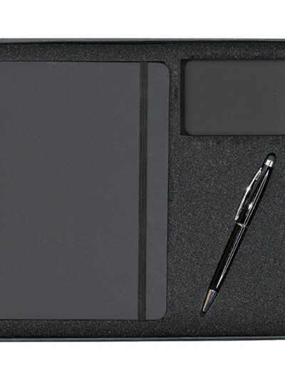 Promotional Gift Set – Notebook, Stylus Pen & Power Bank - Image 1