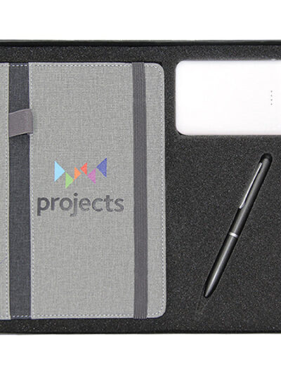Promotional Gift Set – Notebook, Stylus Pen & Powerbank Combo - Image 1