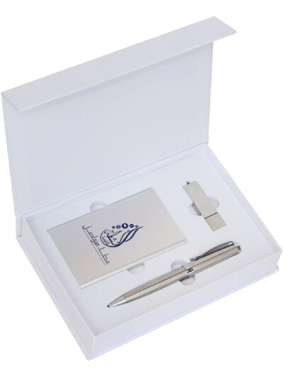 Promotional Gift Set – Powerbank, USB Flash Drive & Metal Twist Pen