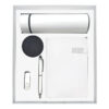 Promotional Gift Set – Water Bottle, A5 Notebook, Metal Pen, Swivel USB & Fast Wireless Charger