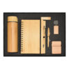 Promotional Gift Set – Wooden Keychain, Mobile Stand, Eco-Friendly Notebook & Bamboo Drinkware