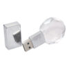 Promotional Square & Round Crystal Metal USB Flash Drives - Image 3