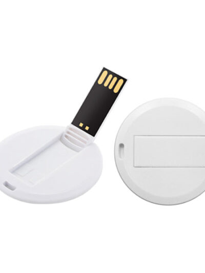 PVC Round Card USB Flash Drive – Unique Circular Design - Image 1