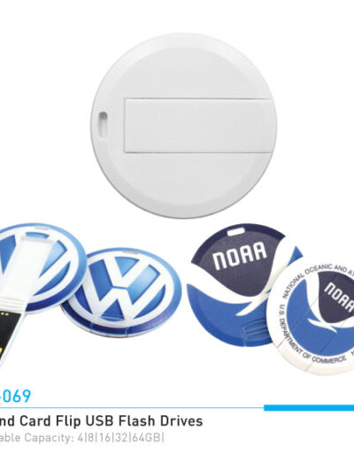 PVC Round Card USB Flash Drive – Unique Circular Design - Image 2
