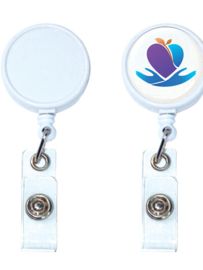 Round Reel Badge with Epoxy Sticker – Durable and Stylish - Image 2