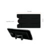 Silicone Phone Wallet with Stand – Card Holder & Snap Kickstand
