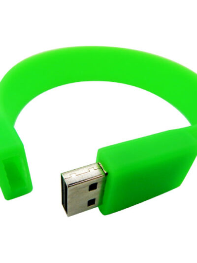 Silicone Wristband USB Flash Drive – Wearable & Convenient - Image 1