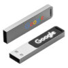 Slim Metal LED USB Flash Drive (Silver) - Image 3