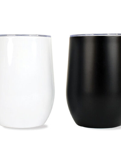 Stainless Steel Coffee Mug – 375ml, Double Wall Insulated - Image 1