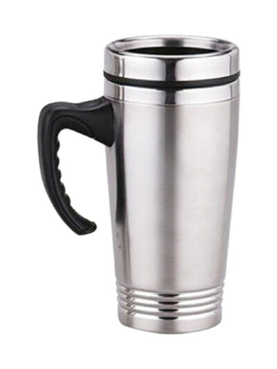 Stainless Steel Travel Mug – 400ml, Double Wall Insulated with Handle - Image 1
