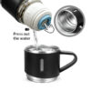 Stainless Steel Vacuum Flask with Coffee Mug – 500ml, Leakproof