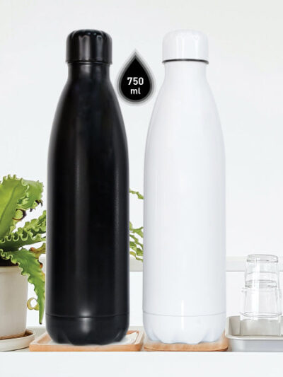 Stainless Steel Water Bottle – 750ml & 1000ml, BPA-Free, Vacuum Insulated - Image 1