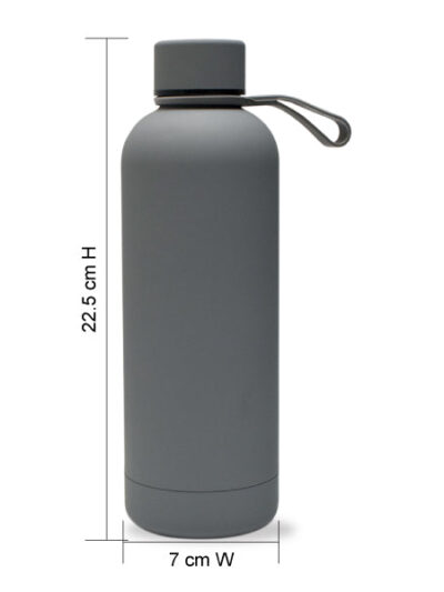 Stainless Steel Water Bottle with Handle – 500ml, Vacuum Insulated - Image 2