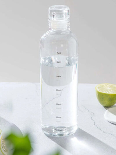 Transparent Borosilicate Water Bottle – Eco-Friendly, Durable - Image 2