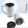 Travel Mug – 400ml, Inner Stainless Steel with Ceramic Exterior