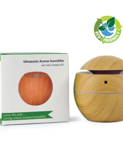 USB Aroma Diffuser Humidifier with LED Light - Image 2