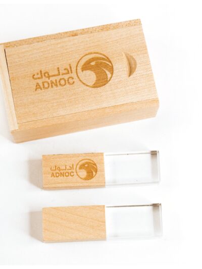 Wooden Crystal USB Flash Drive - Image 2