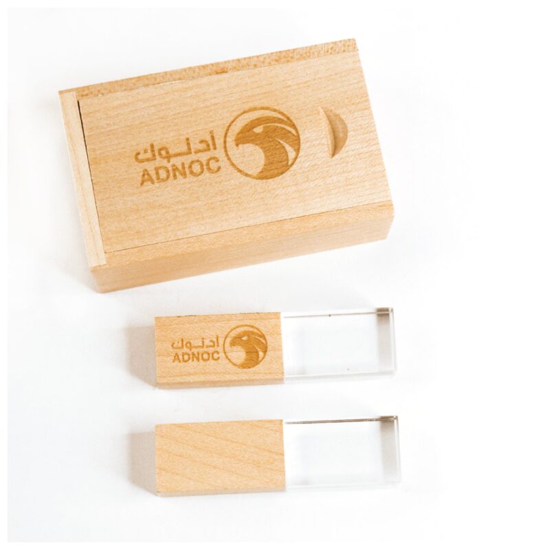 Wooden Crystal USB Flash Drive - Image 2