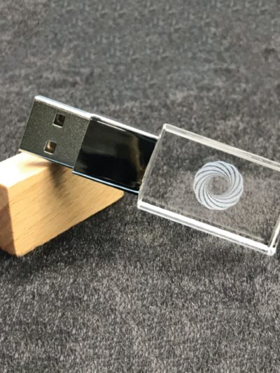 Wooden Crystal USB Flash Drive - Image 3