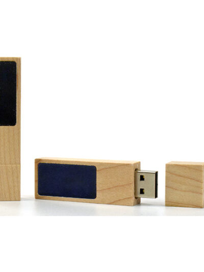 Wooden LED Light Up USB Flash Drive - Image 2
